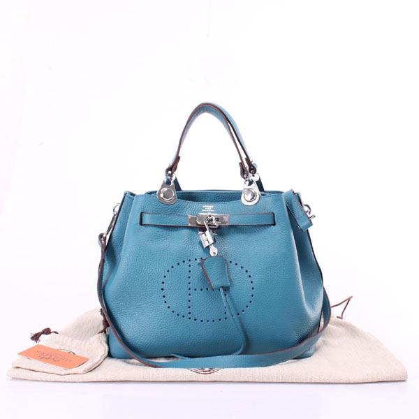 2012 New Hermes H2049 blue Handbag