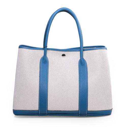 2013 Hermes garden party A1288 white blue Bags