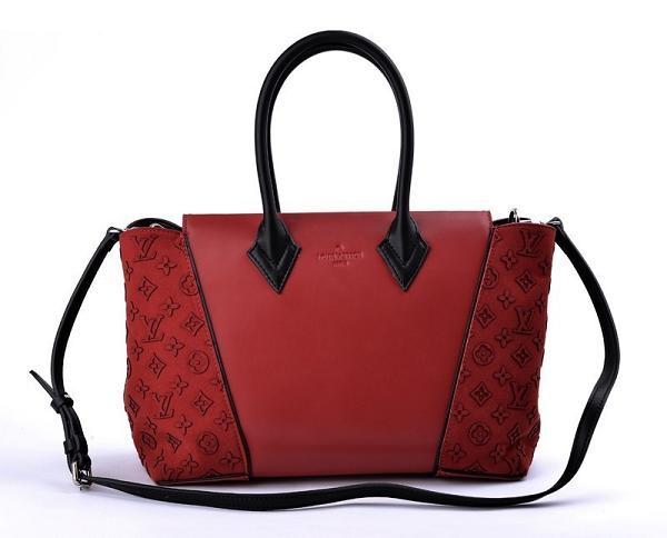 2013 Louis Vuitton Monogram Canvas Tote bag W PM M94337 red Handbags