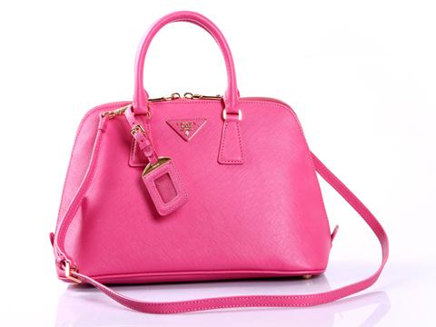 2013 Prada BL0838 peach red Handbag
