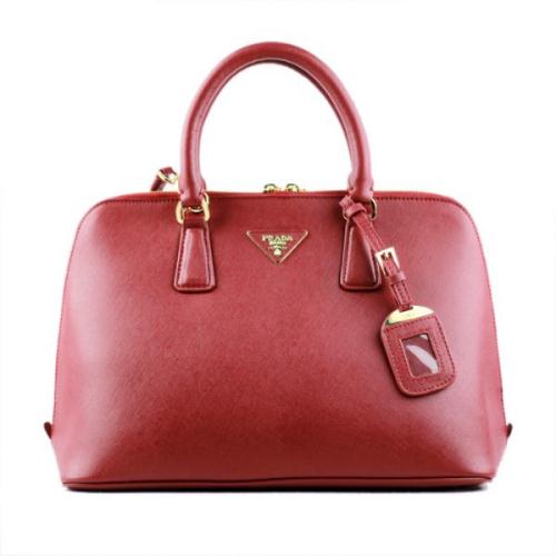 2013 Prada 0812 jujube red Bags