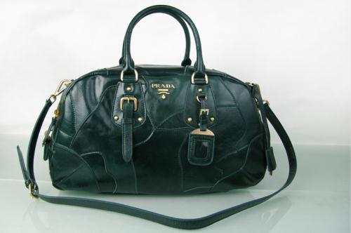 2013 Prada Saffiano Lux Tote Bag PBL0393L Green Bags