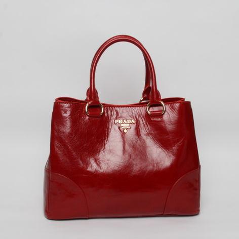 2014 Prada BN2533 red Handbags