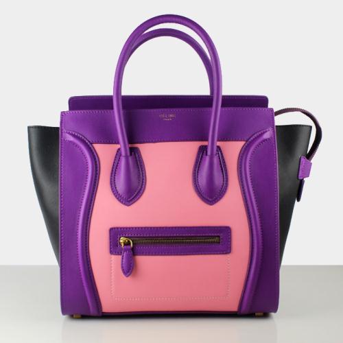2013 Celine 88022 pink purple black Handbags