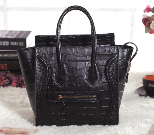 2013 Celine crocodile 3307 black Bags