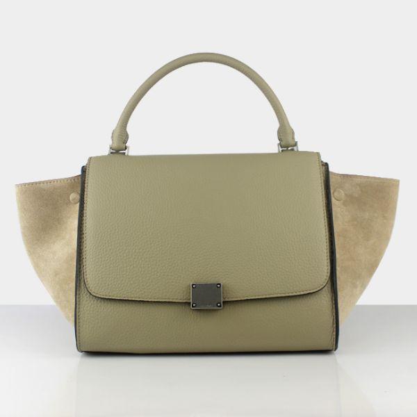 2013 celine trapeze tote bag 88037 milk tea Handbags
