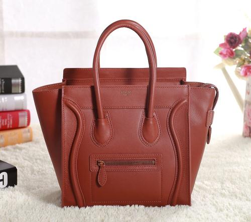 2013 Celine mirco luggage tote bag original leather 3307 soil yellow Handbags
