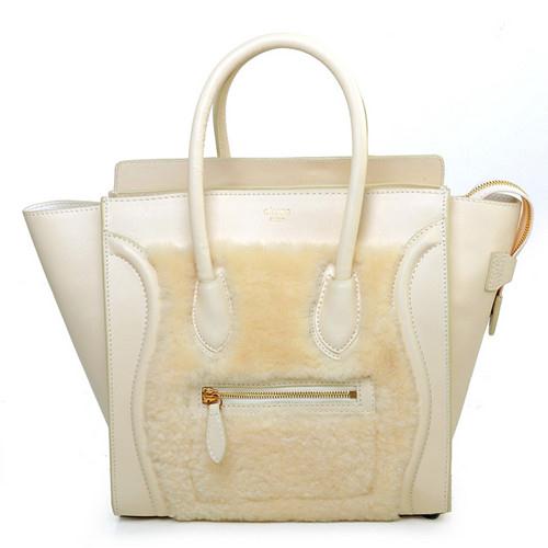2012 Celine Boston smile Tote handbag in suede 3307 beige Handbag 2012 Celine Boston smile Tote handbag in suede 3307 beige Handbag