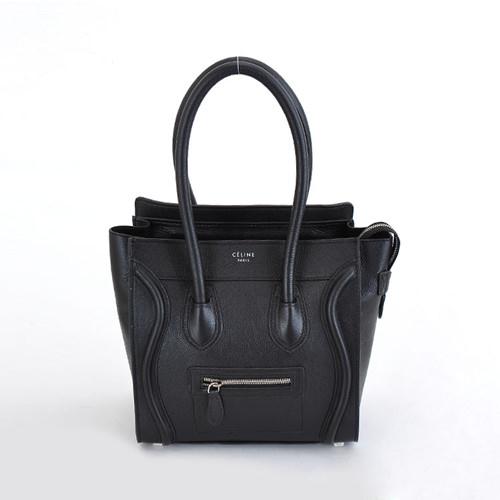 Celine Boston Smile Tote Handbag 98167 black Bags