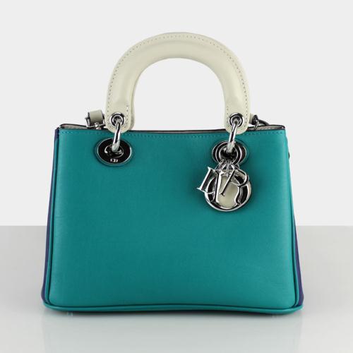 2013 Dior handbag 44375 green violet apricot Handbags