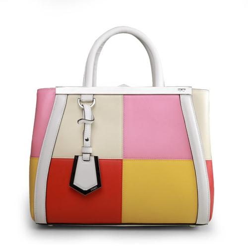 2014 Fendi original leather 4512 white Bag