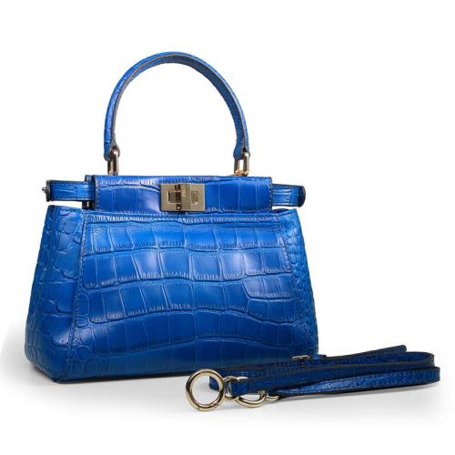 2013 Fendi crocodile 2590 blue Handbags