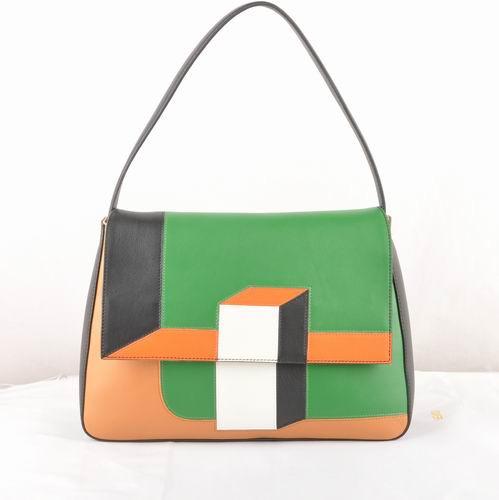 2013 Fendi 2560 green Handbag
