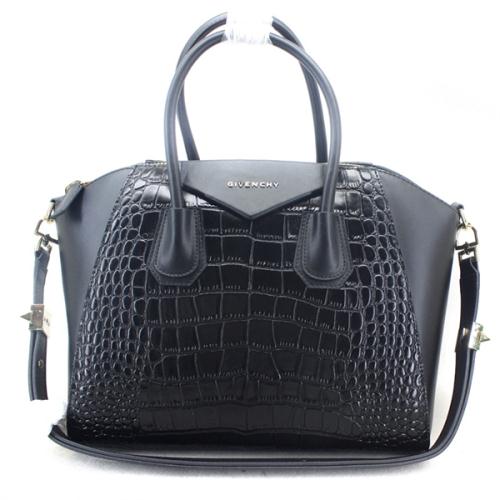Givenchy handbags crocodile pattern 9981L black Handbags