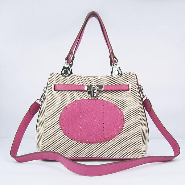 2012 Hermes new 60668 Pink Silver Handbags