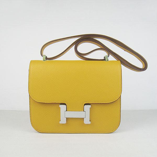 2011 Hermes new H017 Yellow Silver Bags