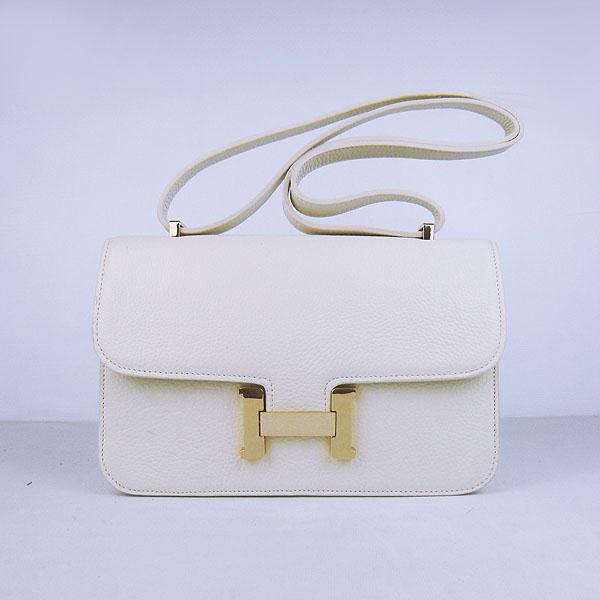 Hermes Constance Togo Leather Single Bag Gold Hardware H020 Offwhite Bags