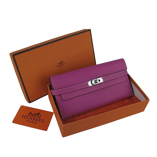 Hermes Kelly Long Clutch Bag Peachblow H009 Bags
