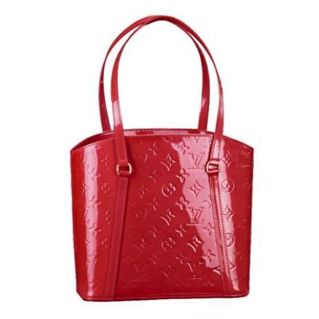 Delicate Classic Louis Vuitton Monogram Vernis Avalon MM M91727 Handbag