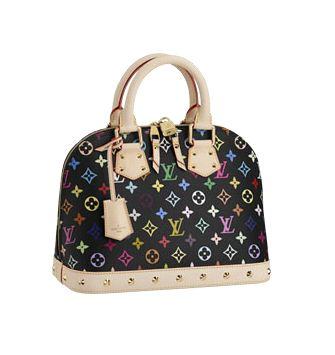 Louis Vuitton Monogram Multicolore Alma M40444 black Handbags Louis Vuitton Monogram Multicolore Alma M40444 black Handbags