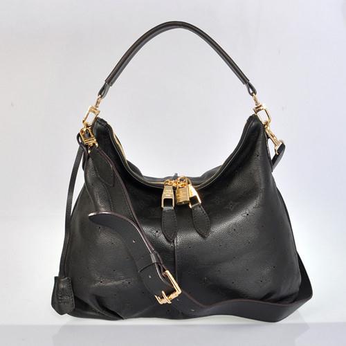 Louis Vuitton Mahina Leather Selene PM M93984 black Bags