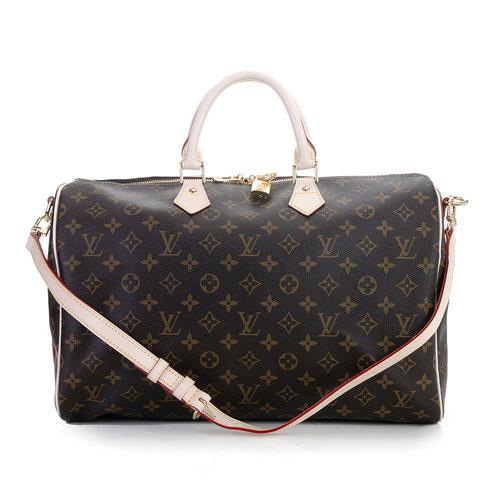 Louis Vuitton Monogram Canvas Speedy 40 with shoulder strap M40393 Handbags