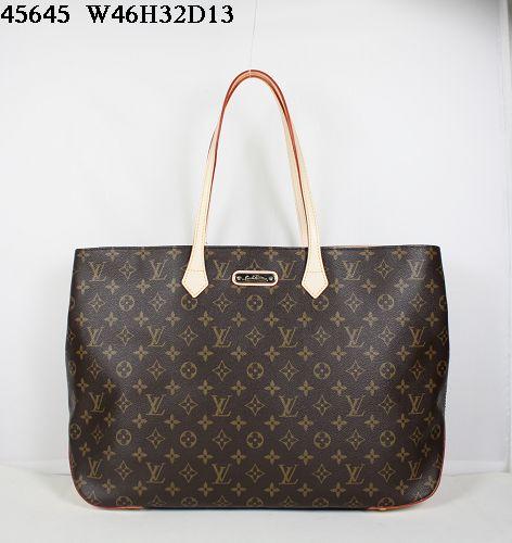 Louis Vuitton handbag monogram canvas wilshire gm m45645 Handbags
