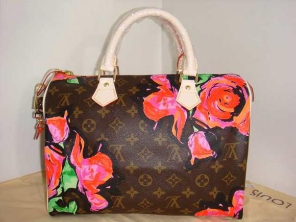 Louis Vuitton Stephen Sprouse Collection Speedy 30 Roses M48610 Handbag