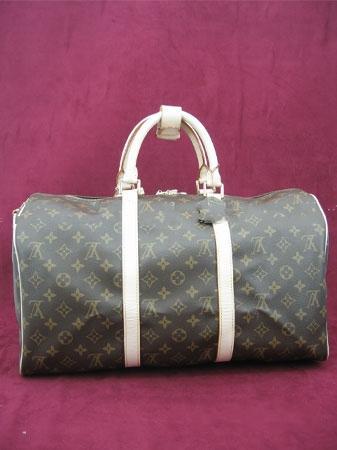 Louis Vuitton Monogram Canvas Keepall 057 Handbag