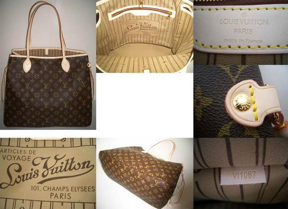 LV Monogram Canvas Neverfull GM M40157 Bags