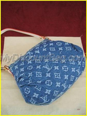 Louis Vuitton Denim Mini Pleaty 263 Handbag