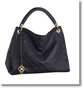 Louis Vuitton Monogram Empreinte Artsy MM M93448 black Bags