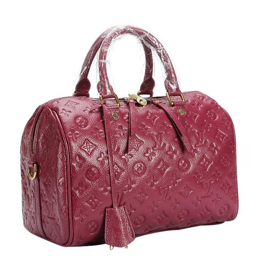 Louis Vuitton monogram empreinte speedy bandouliere 30 M40762 purple Bag