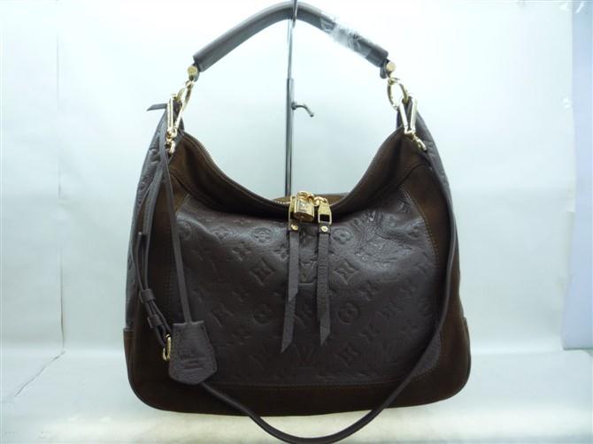 Louis Vuitton Monogram Empreinte Audacieuse MM M40590 coffee Handbags