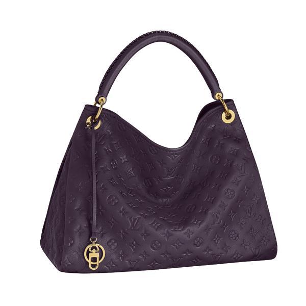 Louis Vuitton Monogram Empreinte Artsy MM M93828 Purple Handbag