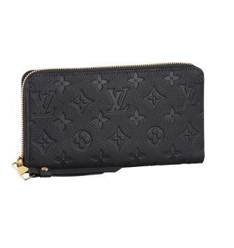 Louis Vuitton Monogram Empreinte Secret Long Wallet M93435 black Handbag