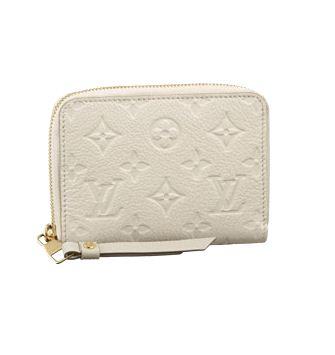 Louis Vuitton Monogram Empreinte Secret Compact Wallet M93432 Beige Bag