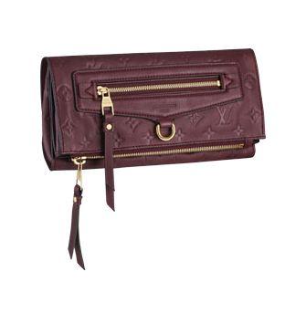 Louis Vuitton Monogram Empreinte Petillante M93428 dark red Bags