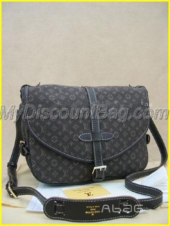 Louis Vuitton Monogram Mini Lin Saumur 273 Bag