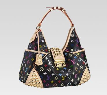Louis Vuitton handbag monogram multicolore chrissie mm m40310 (black) Bag