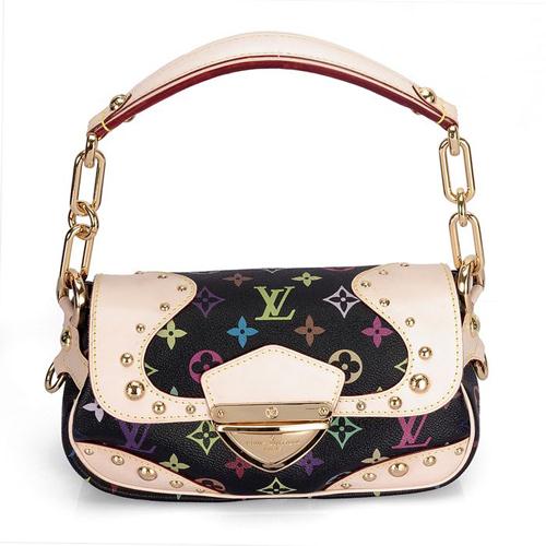 Louis Vuitton M40128 Monogram Multicolore Marilyn Noir Handbag