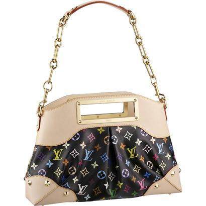 Louis Vuitton M40256 Monogram Multicolore Judy MM Noir Handbags