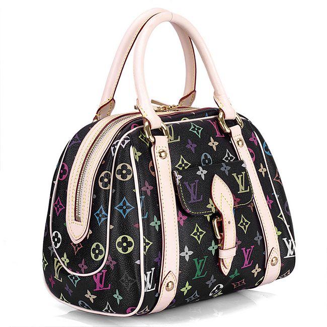 Louis Vuitton Multicolor Priscilla Black M40097 Handbag