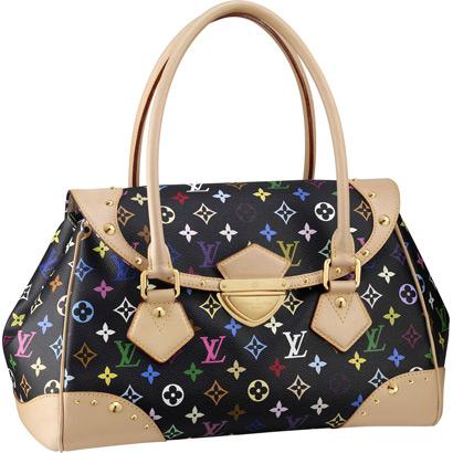 Louis Vuitton handbag monogram multicolore beverly gm black m40202 (black) Bag