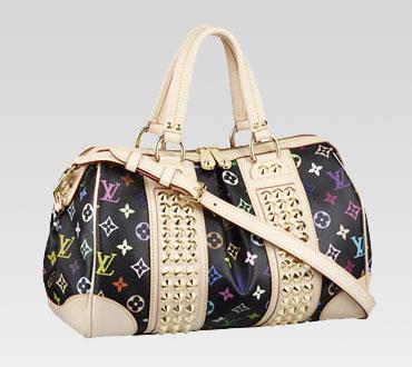 Louis Vuitton handbag monogram multicolore courtney mm m45642 (black) Bags