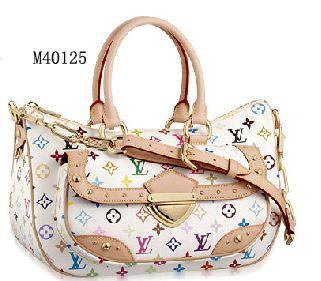 Louis Vuitton handbag monogram multicolore rita (white) m40125 Handbags