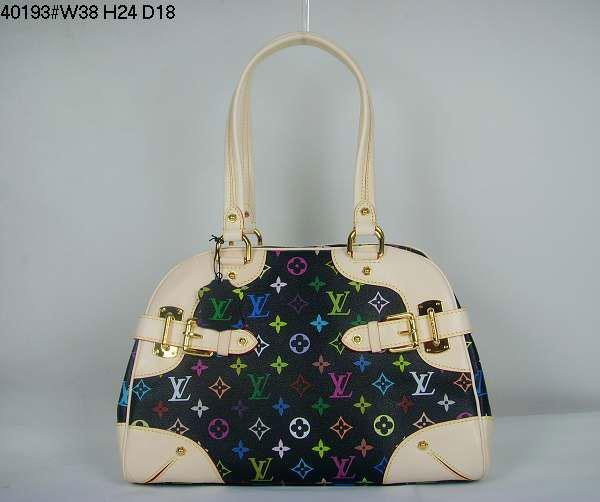 Louis Vuitton handbag monogram multicolore claudia m40194 black Handbag