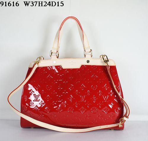 Louis Vuitton Bags and Purses Monogram Vernis Bag Red 91616 Bag