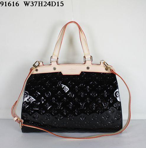 Louis Vuitton handbag monogram vernis 91616 black Handbags
