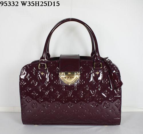 Louis Vuitton Monogram Vernis 95332 Purple Bag